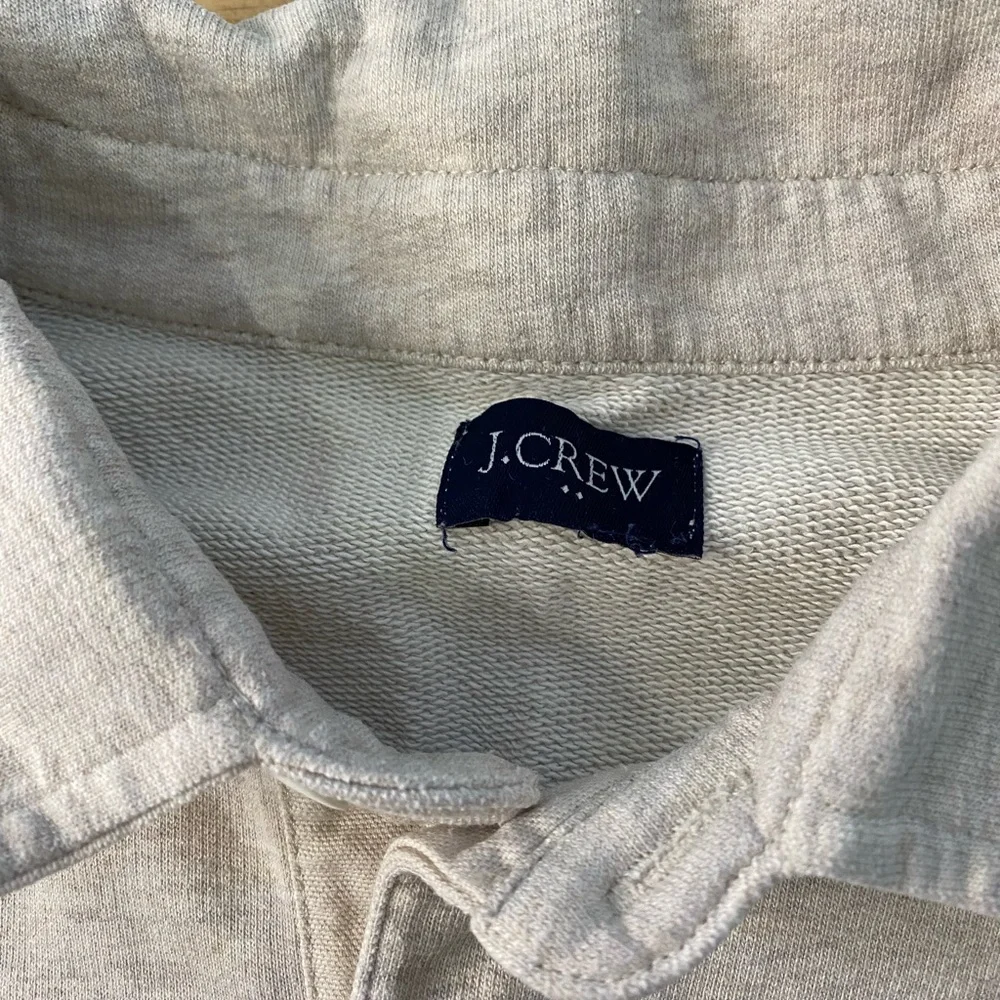 J Crew Men’s Sz‎ M? Natural Rugby Pullover Sweatshirt
